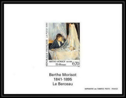 France - Bloc BF N°2972 Berthe Morisot Le Berceau Tableau Painting Impressionism Non Dentelé ** MNH Imperf Deluxe Proof - Impressionismus