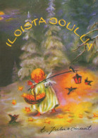 ANGEL CHRISTMAS Holidays Vintage Postcard CPSM #PAJ325.A - Engel