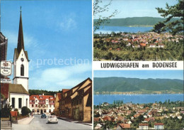 71913088 Ludwigshafen Bodensee Kirche Panorama Ueberlingersee Ludwigshafen - Autres & Non Classés