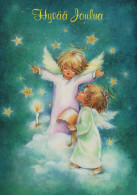 ANGEL CHRISTMAS Holidays Vintage Postcard CPSM #PAH468.A - Angels