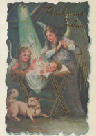 ANGEL CHRISTMAS Holidays Vintage Postcard CPSM #PAH105.A - Angels