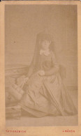 Photo Femme Fermière Paysanne Avec Sa Coiffe Bressanne Bresse Ain Photographie CDV Th. Grémion Mâcon Saône & Loire - Oud (voor 1900)