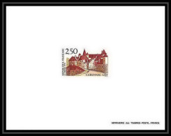 France - N°2705 Cote 50 Carennac Lot (chateau Castle) épreuve De Luxe / Deluxe Proof - Castelli