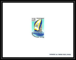France - N°2648 Cote 50 Course Autour Du Monde 1990 Voile Bateau Ship Sailing épreuve De Luxe / Deluxe Proof - Voile