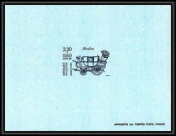 France - N°2469 Cote 40 Journée Du Timbre 1987 Berline épreuve De Luxe / Deluxe Proof - Stamp's Day