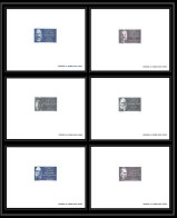 France - N°2454 / 2459 Personnages Célèbres 1987 épreuve De Luxe (deluxe Proof) - Luxury Proofs