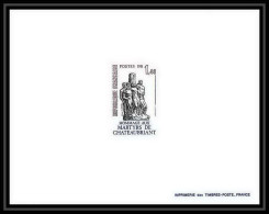 France - N°2177 Rohal Martyrs De Chateaubriand Guerre 1939/45 War Sculpture Sculptor épreuve De Luxe (deluxe Proof) - Beeldhouwkunst