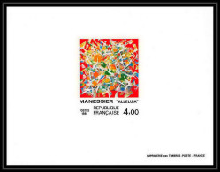 France - N°2169 Alléluia Manessier Peintre Non Figuratif Tableau (Painting) épreuve De Luxe (deluxe Proof) - Luxury Proofs