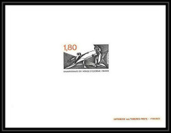 France - N°2147 Cote 70 Championnats Du Monde D'escrime Fencing 1981 épreuve De Luxe (deluxe Proof) - Schermen