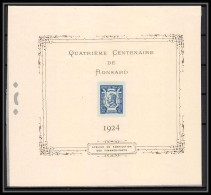 France - N°209 Poete Pierre De Ronsard (ecrivain Writer Poet) épreuve De Luxe (deluxe Proof) - Luxury Proofs