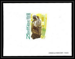 France - N°2074 Cote 100 Euros épreuve De Luxe (deluxe Proof) Tableau (tableaux Painting) Femme à L'éventail De Zadkine  - Luxury Proofs