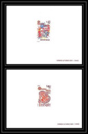 France - N°2085 / 2086 Europa 1980 épreuve De Luxe (deluxe Proof) - Luxury Proofs