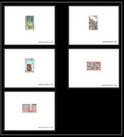 France - N°2040/2044 Serie Touristique 1979 Monuments épreuve De Luxe (deluxe Proof) - Luxury Proofs