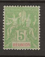 1900 MNH Réunion Yvert 46 Postfris** - Ungebraucht
