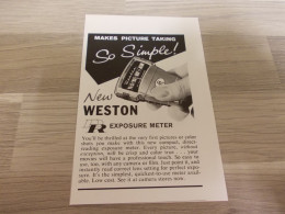 Reclame Advertentie Uit Oud Tijdschrift 1955 - DR New Weston Exposure Meter - Reclame