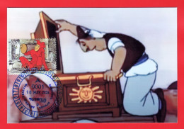 Armenien/Armenie/Armenia 2024, Children’s Philately, Armenian Cartoons, “A TALE ABOUT THE MIRROR” - Card Maximum - Armenien