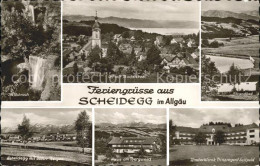 71913026 Scheidegg Allgaeu Rohrbach Bodensee Strandbad Haus Bergwald Kinderklini - Autres & Non Classés