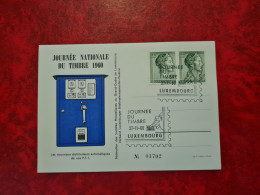 LETTRE / CARTE Luxembourg 1960 FLAMME JOURNEE DU TIMBRE - Other & Unclassified