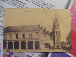 D 41 - Mondoubleau - Les Halles Et L'église - Sonstige & Ohne Zuordnung