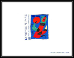 France / Cfa Reunion Promo Discount N°425 Arphila 75 Miro Tableau Painting 1811 épreuve De Luxe Deluxe Proof 1975 - Modern