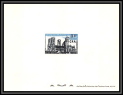 France / Cfa Reunion N°346a 1235 Cathédrale De Laon Aisne Eglise Church épreuve De Luxe (deluxe Proof) - Unused Stamps