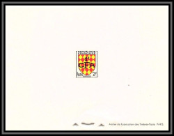 France / Cfa Reunion N°309 Armoiries Blason Angoumois 1003 épreuve De Luxe (deluxe Proof) - Luxusentwürfe