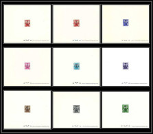 France / Cfa Reunion Taxe N°36/44 Gerbes 1949/1950 RRR épreuve De Luxe (deluxe Proof) - Luxury Proofs