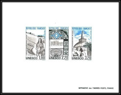 France - Service N°88 89 90 Unesco Sri Lanka Anuradha Pura Cuba épreuve De Luxe Collective (deluxe Proof)  - Luxeproeven