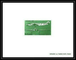 France - PA Poste Aerienne Aviation N°60 épreuve De Luxe (deluxe Proof) Trimoteur Dewoitine 338 - Epreuves De Luxe