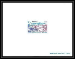 France - PA Poste Aerienne Aviation N°54 Mirage 2000 Aeronautique Avion Plane épreuve De Luxe (deluxe Proof) - Luxury Proofs