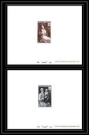 France - N°966 / 967 Croix Rouge (red Cross) 1953 épreuve De Luxe (deluxe Proof) - Luxury Proofs