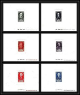 France - N°853/858 Célébrités 1949 18ème Sciècle Voltaire Ecrivains Writers RR épreuve De Luxe (deluxe Proof) - Luxeproeven