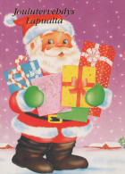 SANTA CLAUS Happy New Year Christmas Vintage Postcard CPSM #PBL028.A - Santa Claus