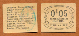 1914-1920 // ALGERIE // VILLE DE CONSTANTINE // DESSENS-GRANDS MAGASINS DU GLOBE // 5 & 10 Centimes - Algeria