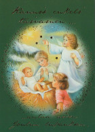 ANGE Noël Vintage Carte Postale CPSM #PBP575.A - Anges