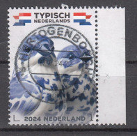 Nederland 2024 Nvph Nr ??, Mi Nr ??;  Typisch Nederlands, Vogels, Bird,  Delfts Blauw, Losse Zegel, Gestempeld - Used Stamps