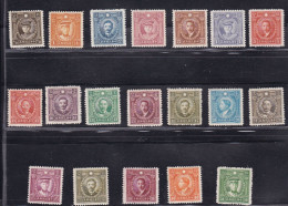 Chine 1940-41 Dr.SYS Martyrs Hong Kong Printing Wmk Set Of 19 Mint SG526/544 - 1912-1949 République