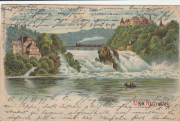 SH16  --  DER RHEINFALL  --  LITHO  --  1899 - Sonstige & Ohne Zuordnung