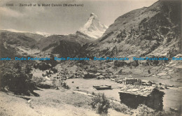 R631326 Zermatt Et Le Mont Cervin. Matterhorn. Phototypie - Wereld