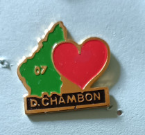 Pin's D. Chambon 07 - Cities