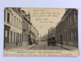 COMINES (59) : Rue De Lille (Comines-France) - Edit. Paul Denys - 1904 - Animée - Sonstige & Ohne Zuordnung