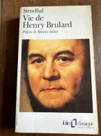 La Vie De Henry Brulard - Sonstige & Ohne Zuordnung