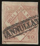 Naples      .  Yvert    .   6  (2 Scans)    .   1858   .     O      .  Cancelled - Napels