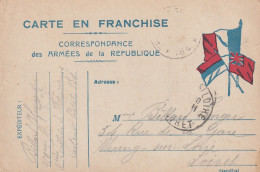 Meung Sur Loire (45 - Loiret) Carte Franchise Militaire 1915- Famille Billard - Autres & Non Classés