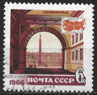 Russia 1966. Scott #3228 (U) Arch Of General Headquarters, Winter Palace And Alexander Column (Complete Issue) - Oblitérés