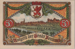 50 PFENNIG 1921 Stadt PENKUN Pomerania UNC DEUTSCHLAND Notgeld Banknote #PB516 - [11] Emisiones Locales