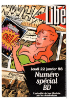 CPM  - PUBLICITÉ JOURNAL LIBÉRATION NUMÉRO SPÉCIAL BD - Comics