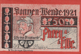 50 PFENNIG 1921 Stadt PAREY Saxony UNC DEUTSCHLAND Notgeld Banknote #PB472 - [11] Emisiones Locales