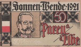 50 PFENNIG 1921 Stadt PAREY Saxony UNC DEUTSCHLAND Notgeld Banknote #PB468 - [11] Emisiones Locales