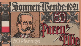 50 PFENNIG 1921 Stadt PAREY Saxony UNC DEUTSCHLAND Notgeld Banknote #PB463 - [11] Emisiones Locales
